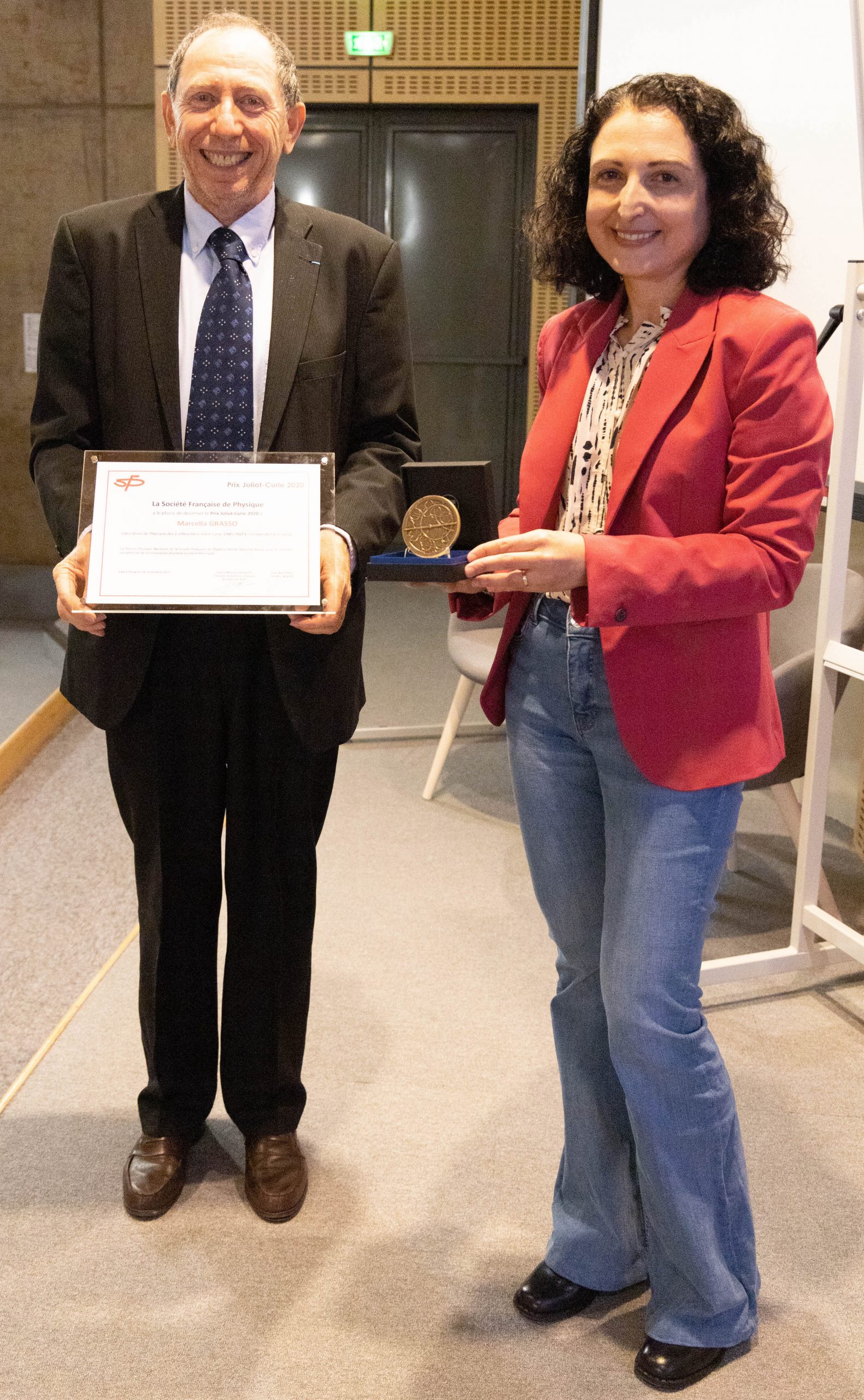 The Joliot-Curie Prize awarded to an IJCLab researcher