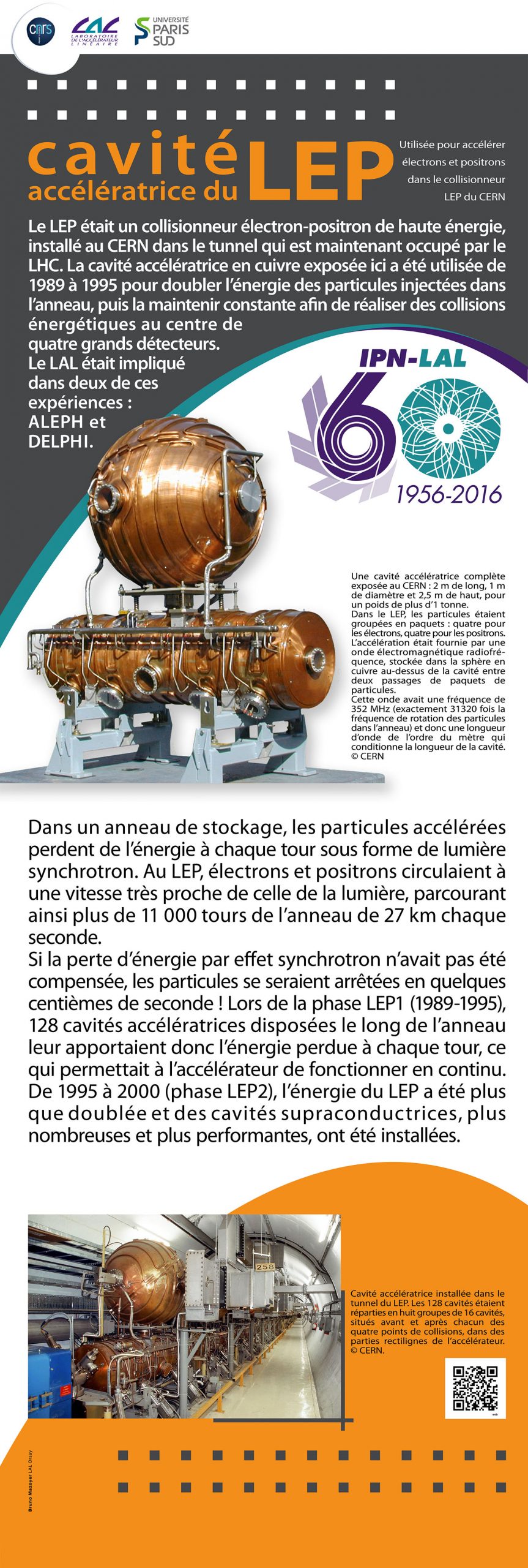 Cavité accélératrice du LEP
