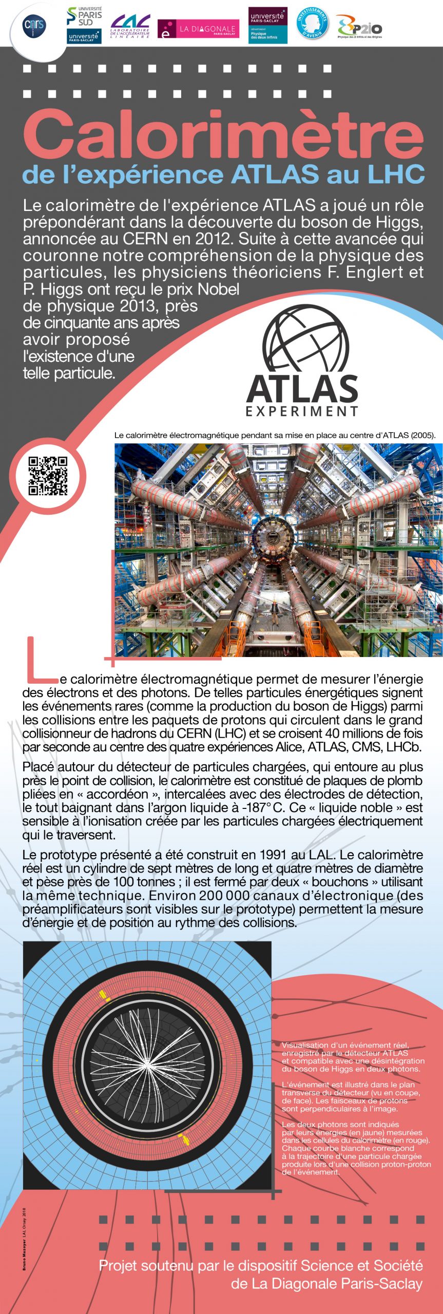 Calorimètre de l'espérience ATLAS au LHC