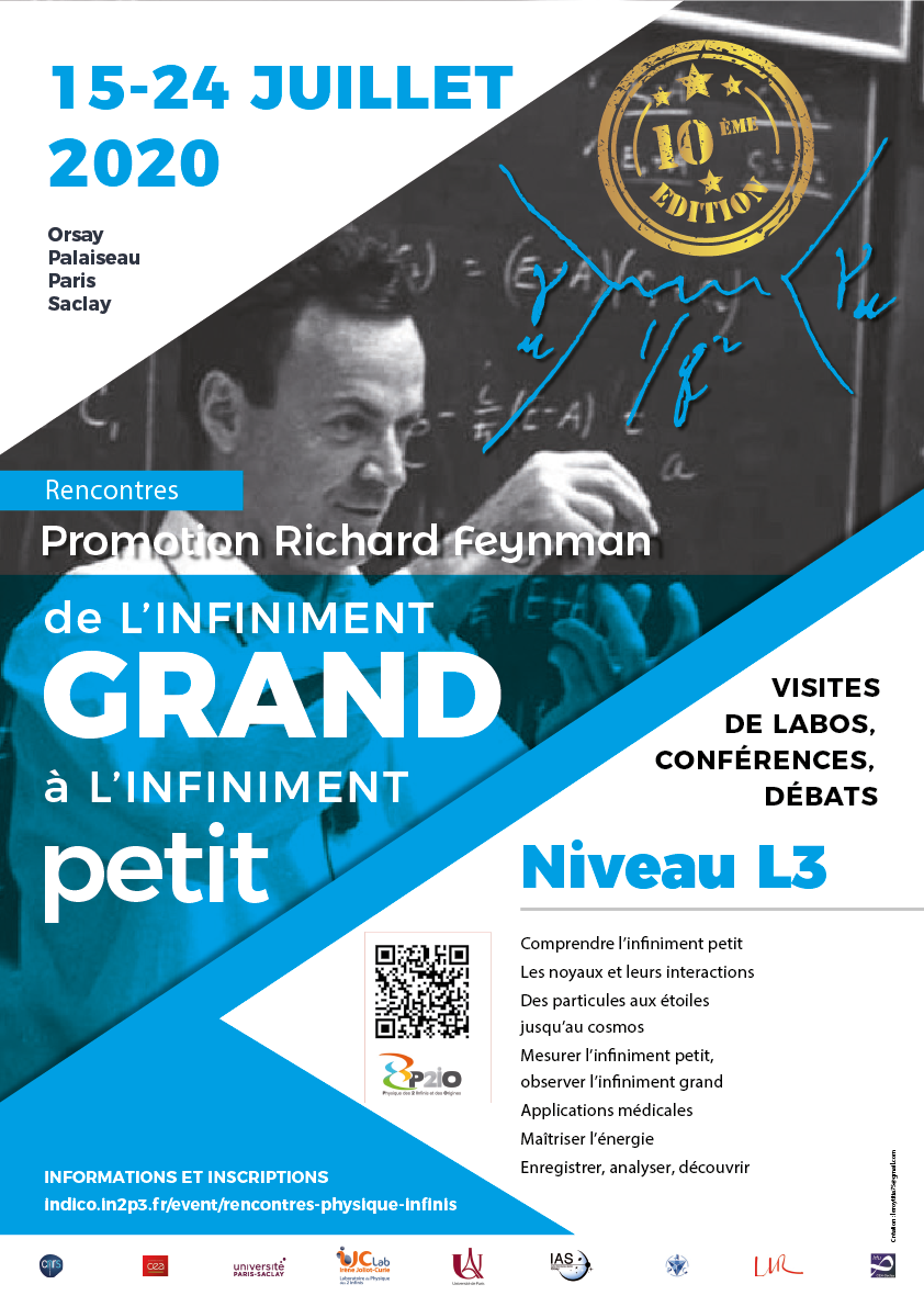 Rencontres d'été de physique de l'infiniment grand à l'infiniment petit 2022 : promotion Richard Feynman