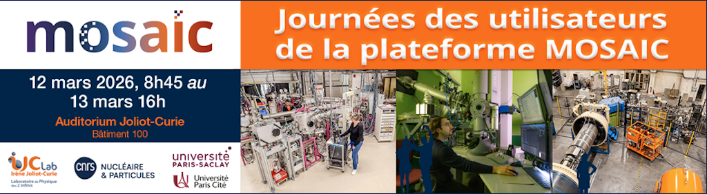 Journées des utilisateurs de la plateforme MOSAIC