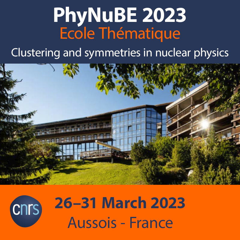 2nd Rencontre PhyNuBe: clustering and symmetries in nuclear physics