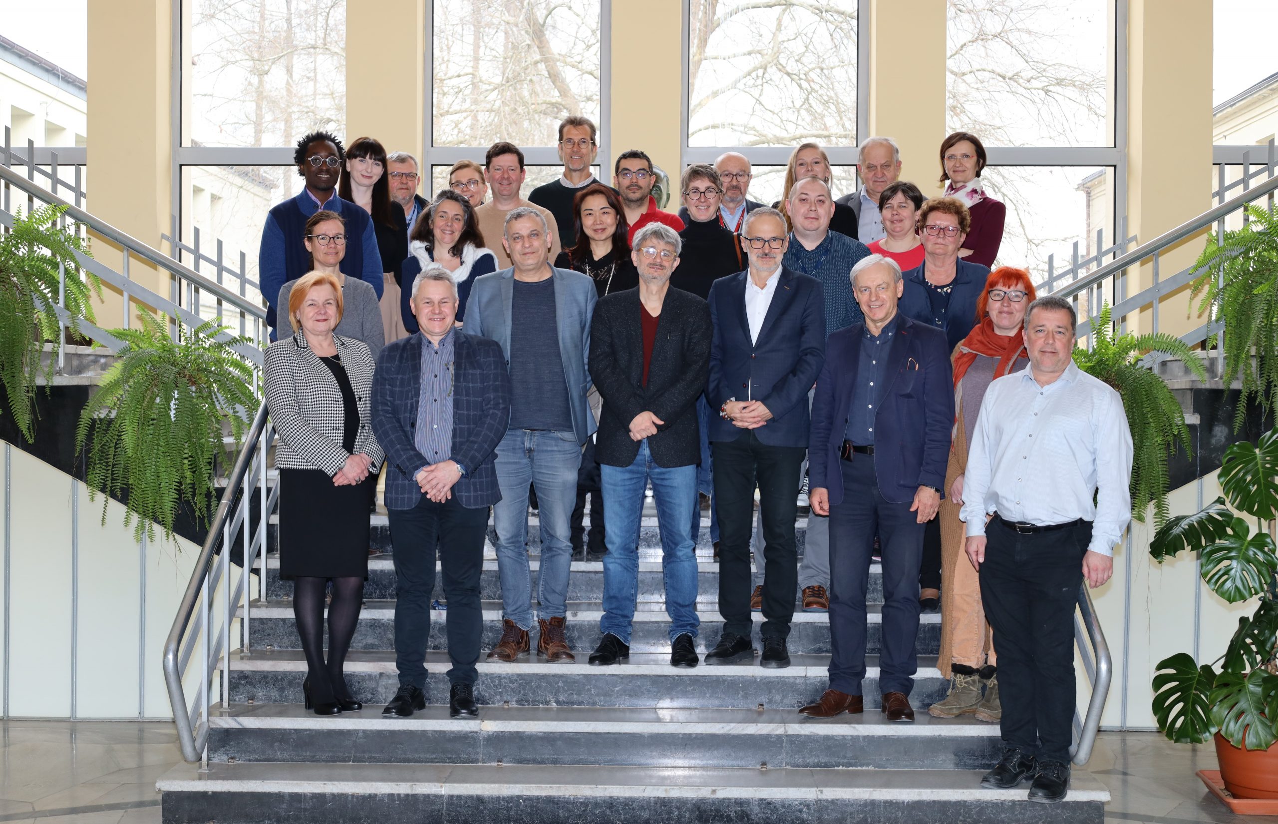 Visite de la délégation du Laboratoire de Physique des deux Infinis Irène Joliot-Curie - IJCLab (Paris-Orsay) au laboratoire IFJ PAN (Cracovie)