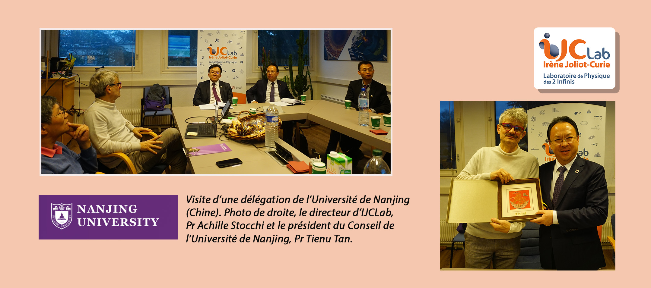 Visit of the Nanjing University delegation