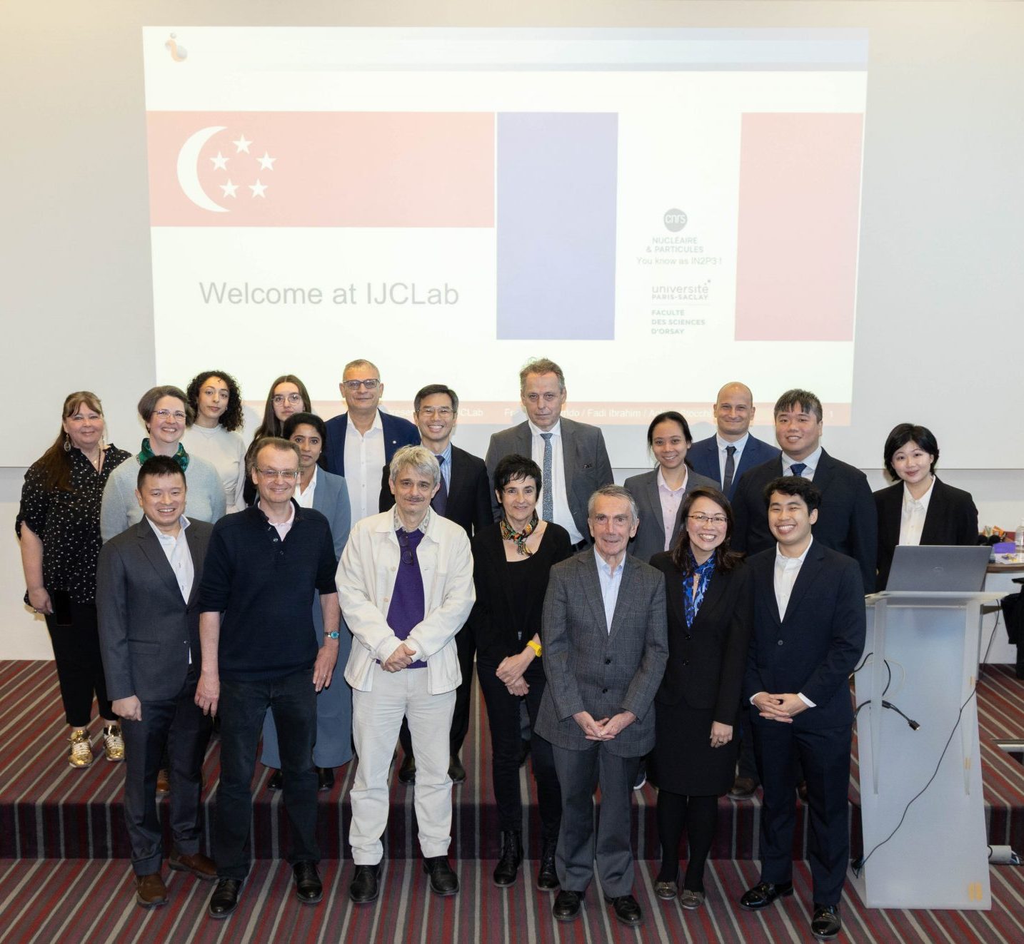 Singapore and IJCLab: strategic alliance for future materials